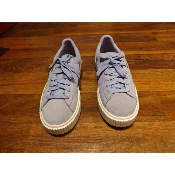 Puma lavender platform suede sneakers size 9.5* - Picture 1 of 7